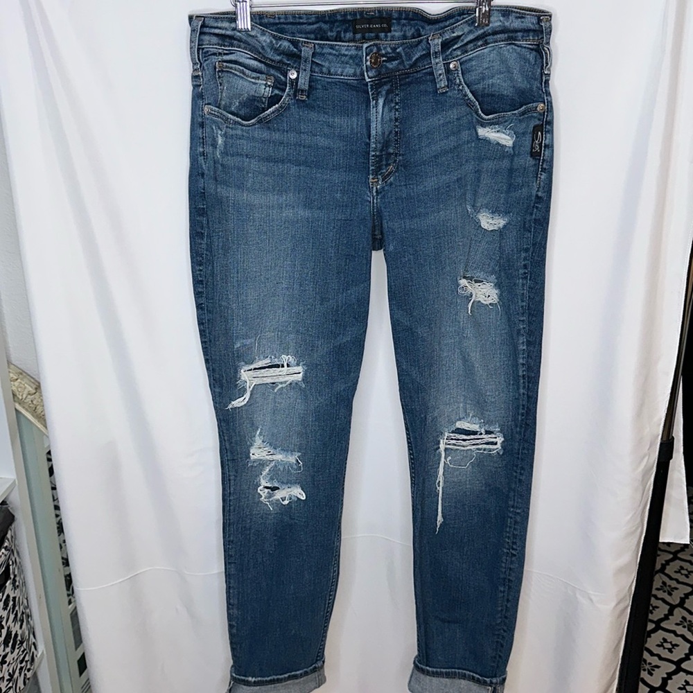 Silver Jeans Blue Boyfriend Jeans